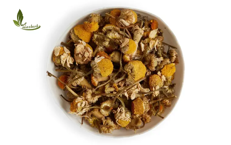 یک ظرف بابونه خریداری شده