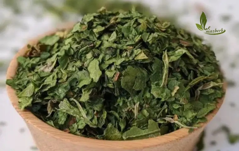 یک ظرف پر از اسفناج کوهی